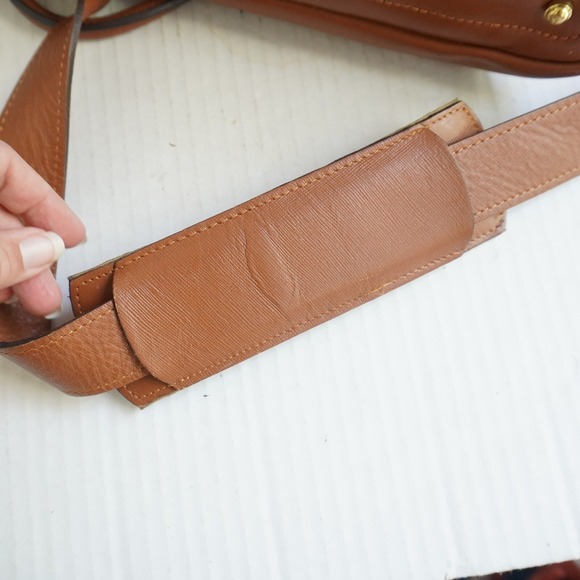 ONA The Chelsea Fashion Camera Shoulder Bag Brown Leather Dome Padded crossbody‎